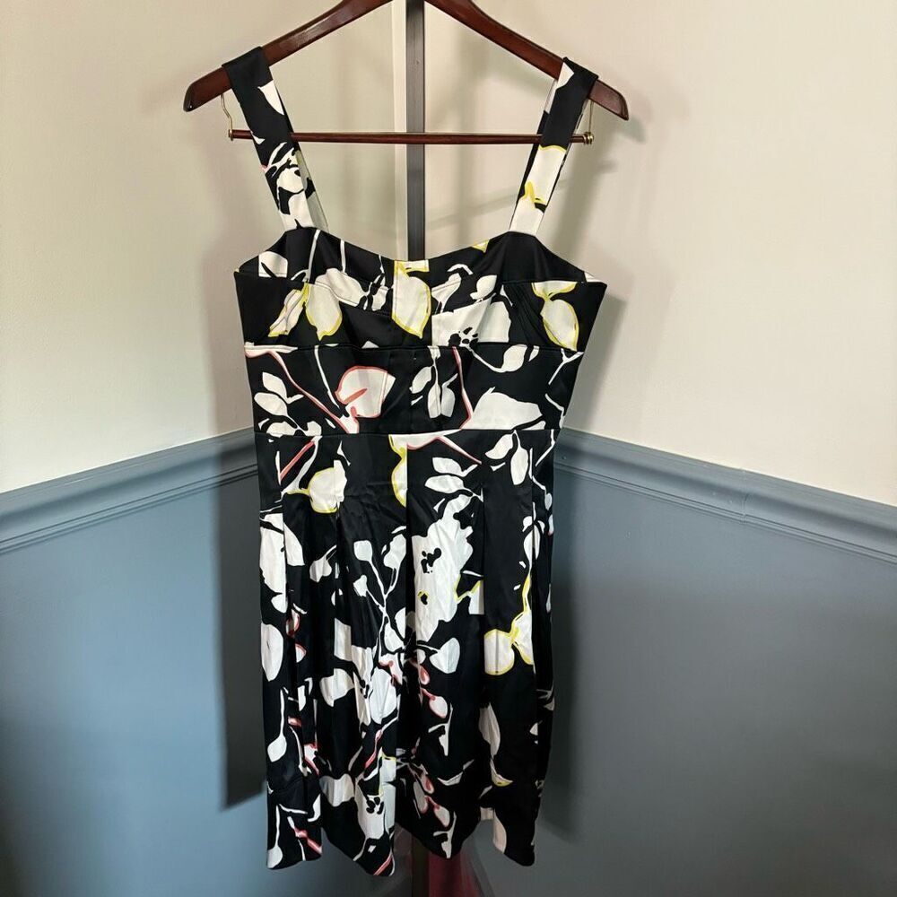 Suzy Chin for Maggy Boutique Floral Print Sleeveless Dress Size 12